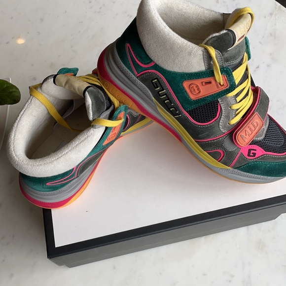 Gucci men’s high top sneakers size 10 eu - Picture 7 of 15